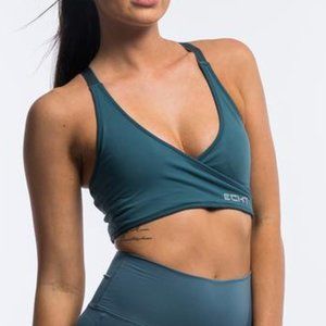 Echt Scrunch Sports Bra teal
